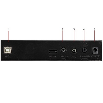 Клавишный орган Фортепиано MK-816 MIDI 61 клавиша STAND