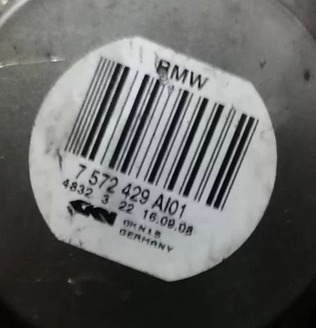 BMW 5 E60 E61 03-10R 3.0D - POLOOSA ZADNÍ 7572429