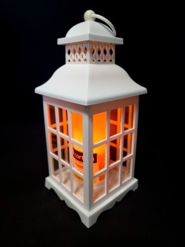 LATARENKA DEKORACYJNA LAMPION OGRODOWA LATARNIA OTWIERANA LAMPKA WKŁAD