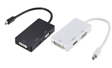 МИНИ-АДАПТЕР ДЛЯ ДИСПЛЕЯ -> HDMI + VGA + DVI - ДЛЯ МОНИТОРОВ И ПРОЕКТОРОВ