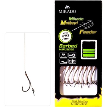 Przypon Mikado Method Feeder 8 Igła 0.14 Plecionka