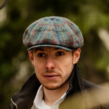 ZIMOWY MĘSKI KASZKIET SHELBY Z HARRIS TWEEDU 57CM