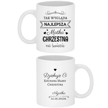 Kubek / Podziękowanie dla Chrzestnych / Chrzestny