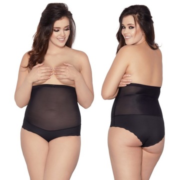 Mitex Glam wysokie figi wyszczuplające czerń 5XL