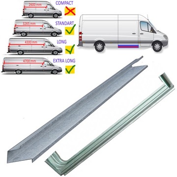 PRÓG ZEW + WEW DRZWI BOCZNYCH SPRINTER 906 CRAFTER