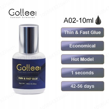 Gollee 5ml Eyelash Extension Glue 0.5 Second