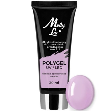 Mollylac ACRYL GEL строительный НАБОР ПОЛИ-ГЕЛЕЙ 30мл