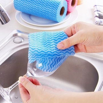 Ткани в рулоне, тряпки хлопчатобумажные, 25 шт.