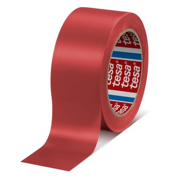 TAŚMA DO ZNAKOWANIA PODŁÓG CZERWONA 50mm x 33 m TESA 60760 !!!
