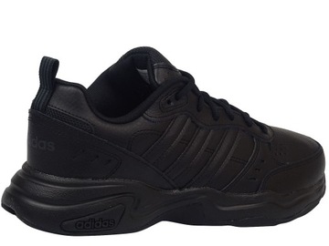 ADIDAS STRUTTER EG2656 МУЖСКИЕ КОЖАНЫЕ БОТИНКИ, ЧЕРНЫЕ, СПОРТИВНЫЕ, КОМФОРТНЫЕ