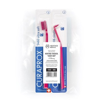 Zestaw Heritage Medical / EVERY DAY / Curaprox 5460+1006 / Malinowy