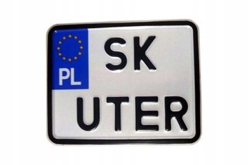 Polska Tablica kolekcjonerska, skuter, simson, pony, motorynka - 14 x 11 cm