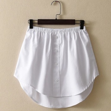 S-5XL Detachable Mini Under Fake Skirt Shirt Exten