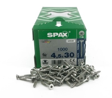 Wkręty Spax 4,5x30 1000szt WIROX 4CUT TXTG 3/4 T20