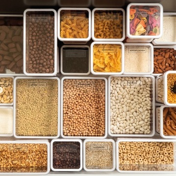 Контейнер для мяса и сыра Rotho, двухсекционный, 1,7л, белый, набор с крышкой