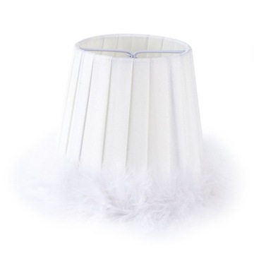 Tkanina z piór Żyrandol lampa wisząca abażur