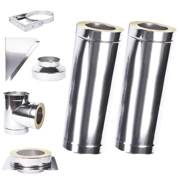 KOMINY Izolowane 0,6mm Gaz Slim 1.4404 FI 160 2m