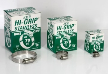Усиленный червячный зажим Hi-Grip 25–35 мм