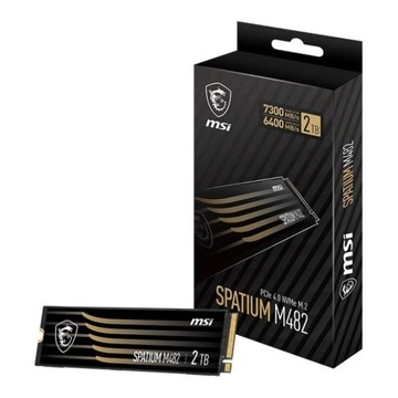 Твердотельный накопитель MSI SPATIUM M482 2 ТБ PCIe 4.0 NVMe M.2 2280