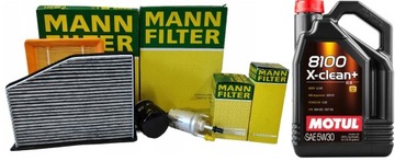 AUDI TT II 8J 08-14 1.8 TFSI CDAA 160KM FILTRY SADA + OLEJ MOTUL 5W30 5L