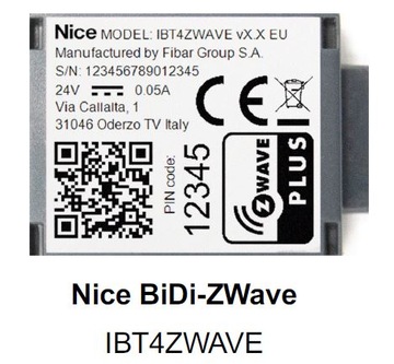 Хороший интерфейс BiDi-ZWave Fibaro Z-Wave для ворот