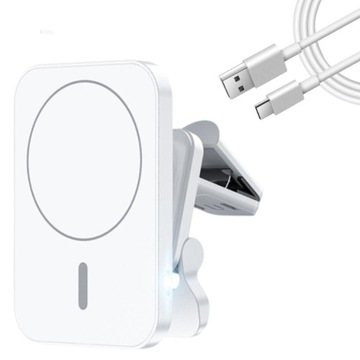 UCHWYT SAMOCHODOWY QI INDUKCYJNA BEZPRZEWODOWA ŁADOWARKA do IPHONE 15W