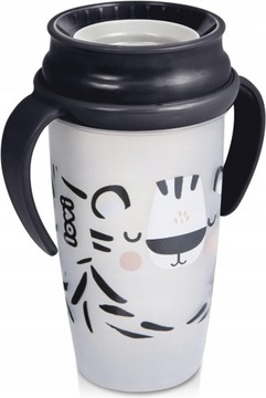 LOVI KUBEK 360° DO NAUKI SAMODZIELNEGO PICIA 350ml Salt&Pepper