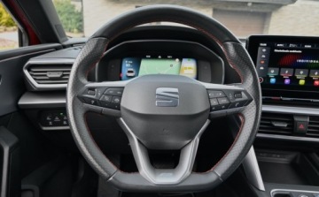 Seat Leon IV Hatchback 1.5 eTSI (MHEV) 150KM 2021 Seat Leon 1,5 TSI 150 KM FR Full Led AMBIENTE Nawigacja Virtual tacho 1.5, zdjęcie 28