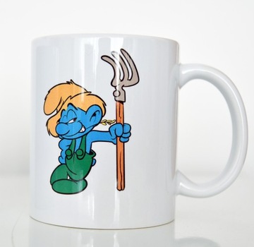 Kubek z własnym nadrukiem, logo, tekstem, zdjęciem - ceramika 330 ml