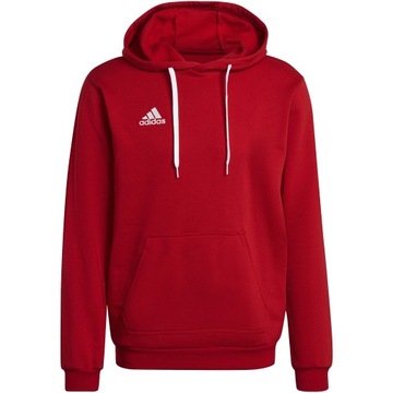 ADIDAS Bluza Męska z Kapturem Bawełniana ENTRADA 22 Hoody Czerwona r.XL