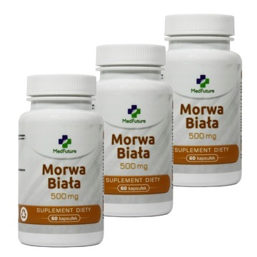 Ekstrakt 500 mg metabolizm cukrów MORWA BIAŁA