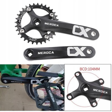 Велосипедная рукоятка 104BCD Велосипедная рукоятка MTB для