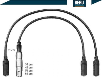 BERU PŘÍVODY ZAPALOVACÍ VW SHARAN 7M8 7M9 7M6 2.0