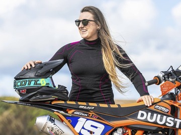 Охлаждающая тепловая женская мотоциклетная футболка