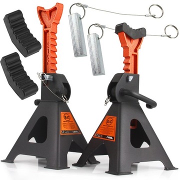 KOBYŁKI SAMOCHODOWE PODSTAWKI PODPORY WARSZTATOWE 3T 2SZT ORYGINALNE BJC