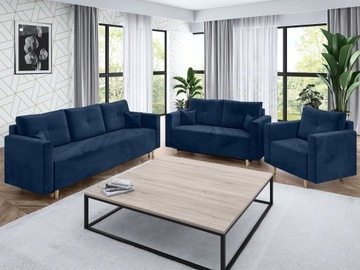 Zestaw wypoczynkowy LUSIA 3+2+1 Kanapa Sofa Fotel