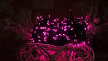 РОЖДЕСТВЕНСКИЕ ЕЛОЧНЫЕ ЛАМПЫ 200 LED РОЖДЕСТВЕНСКИЕ РОЗОВЫЕ ЛАМПЫ НА УЛИЦЕ В ПОМЕЩЕНИИ
