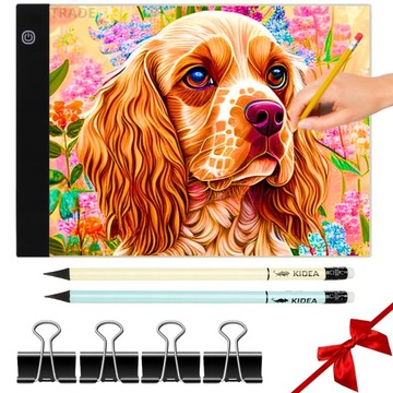 TABLET GRAFICZNY DESKA KREŚLARSKA DO RYSOWANIA LED GRATISY PREZENT TABLICA