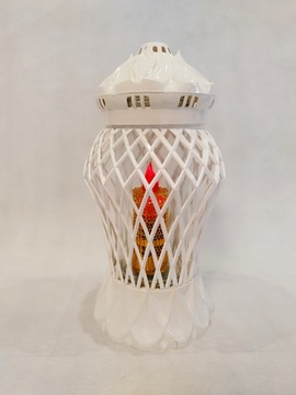 гламурный фонарь-свеча CARO LARGE 37см белый новый