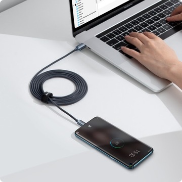 КАБЕЛЬ BASEUS STRONG USB TYPE C БЫСТРАЯ ЗАРЯДКА PD QC 100 Вт 2 м