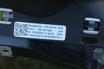 DESKA ROZDĚLOVAČE KONZOLA KOKPIT EVROPA SKODA OCTAVIA IV 4 5E4857007