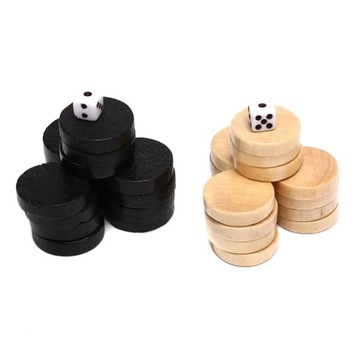 ДЕРЕВЯННЫЕ КАРМАННЫЕ ШАХМАТЫ 3в1 МАЛЕНЬКИЕ ШАШКИ 24 СМ