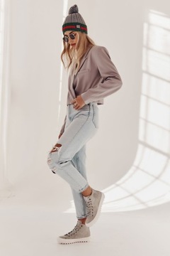 BIG STAR EE274114 СЕРЫЕ УТЕПЛЕННЫЕ КРОССОВКИ HIT 38