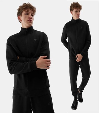 4F BLUZA MĘSKA DRESOWA SPORTOWA ROZPINANA