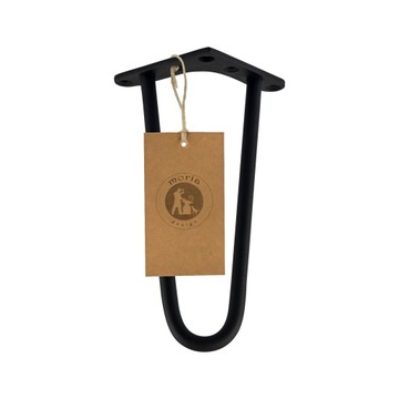 MORIA DESIGN Metalowe nóżki stolika komody ławy Hairpin legs 36 cm fi 10 mm