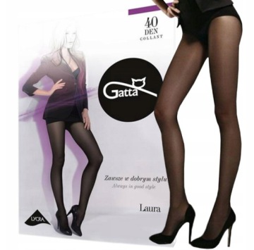RAJSTOPY GATTA LAURA 40 DEN NERO 4-L