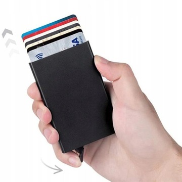 Мини-электробритва + металлический футляр для RFID-карты.