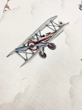 Премиальное детское постельное белье, Самолеты, 100х135