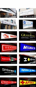 Рекламный светодиодный короб XXL 600х100см.