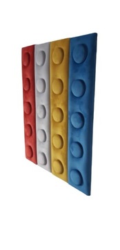 Miękkie panele ścienne klocki lego/ 12,5 x 62,5 cm